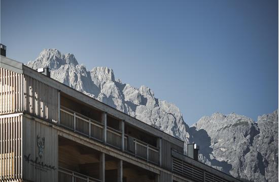 Blick auf die Berge